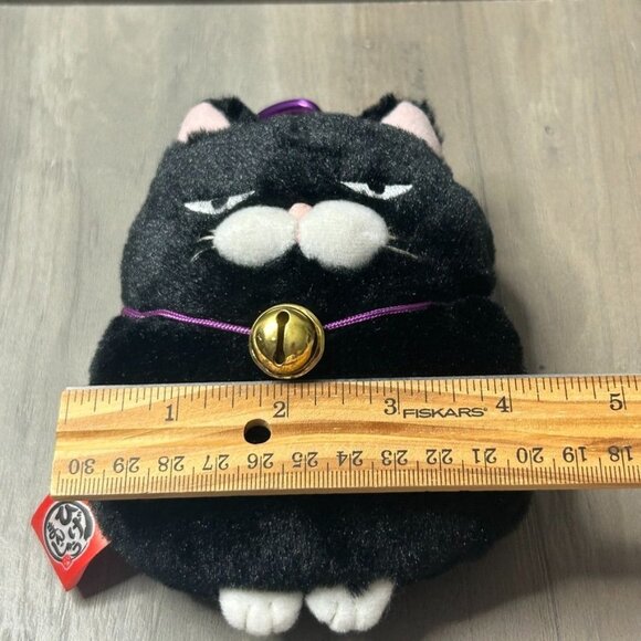AMUFUN Higemanju Black Bean Pouch Clip +FuRuyu Mary Majo Hana Ghibli Tib Cat NWT - Picture 7 of 7
